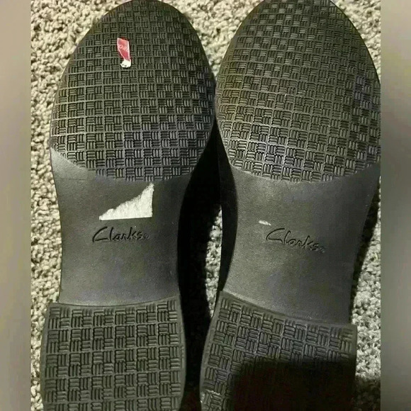 Clarks Women's Trish Rose Black SDE Slip On shoes size 5.5 new - Picture 3 of 7